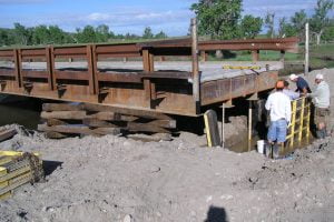 Bridge Work in South Central Montana