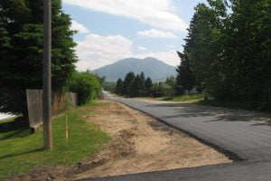 Asphalt on McGillen looking south