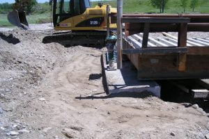 Bridge workers in Billings Montana